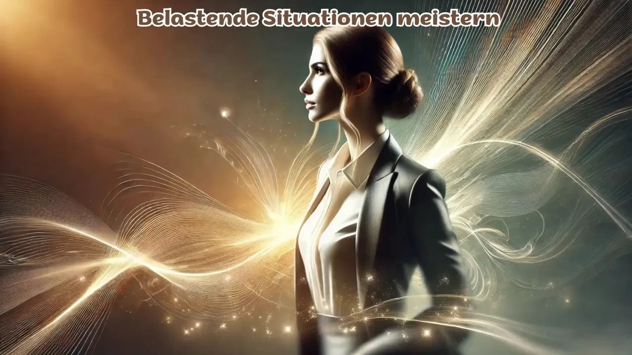 Belastende Situationen meistern lesson poster