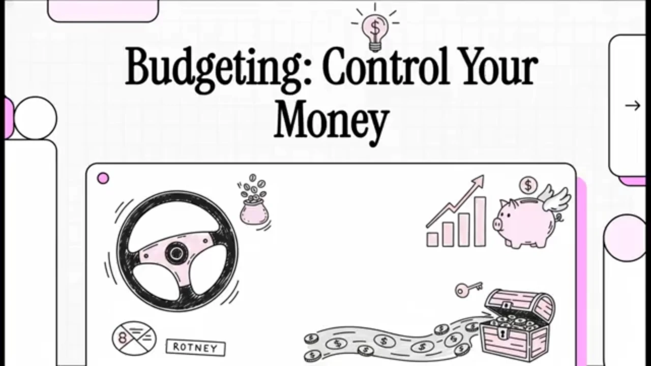 C - Budget Video + Reading lesson poster
