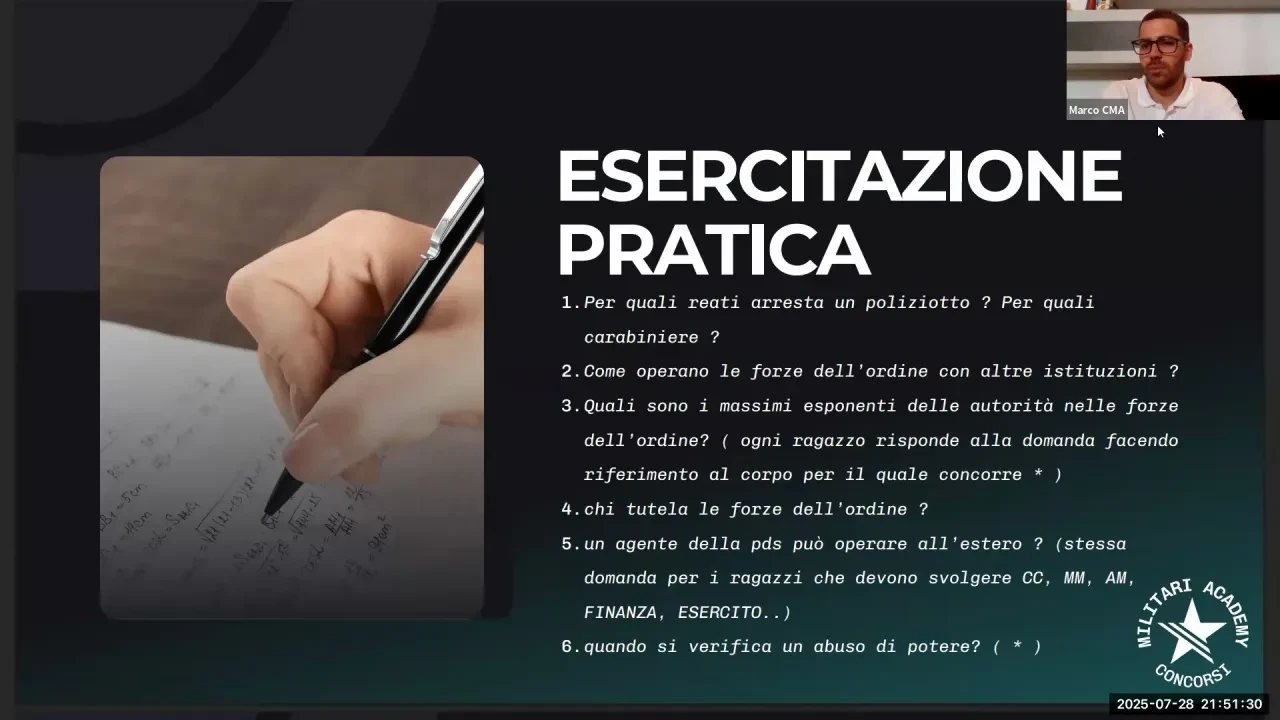 Academy Psicoattitudinale (29.07.25) lesson poster