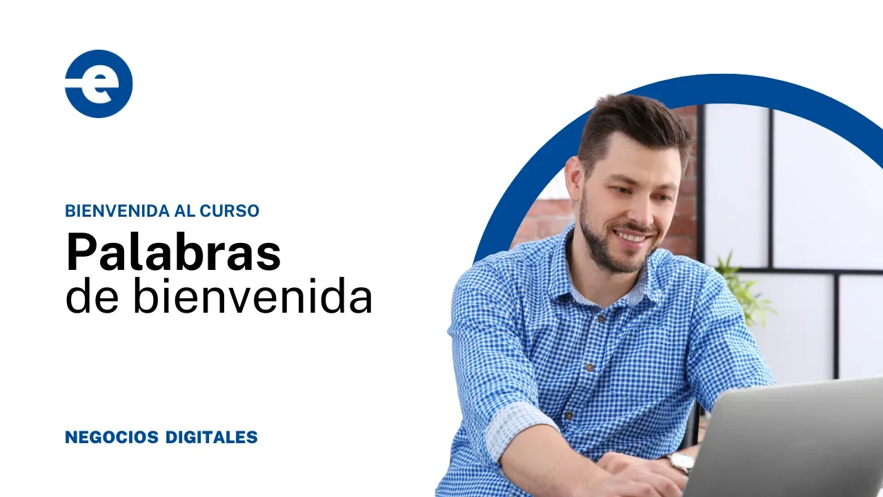 Palabras de bienvenida lesson poster