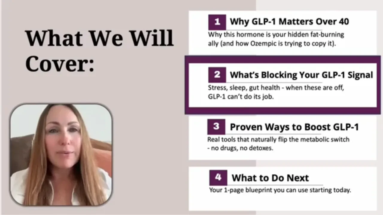 What's Blocking Your GLP-1 Signal lesson poster