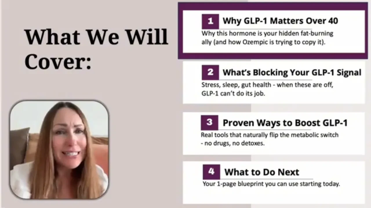 Why GLP-1 Matters Over 40 lesson poster