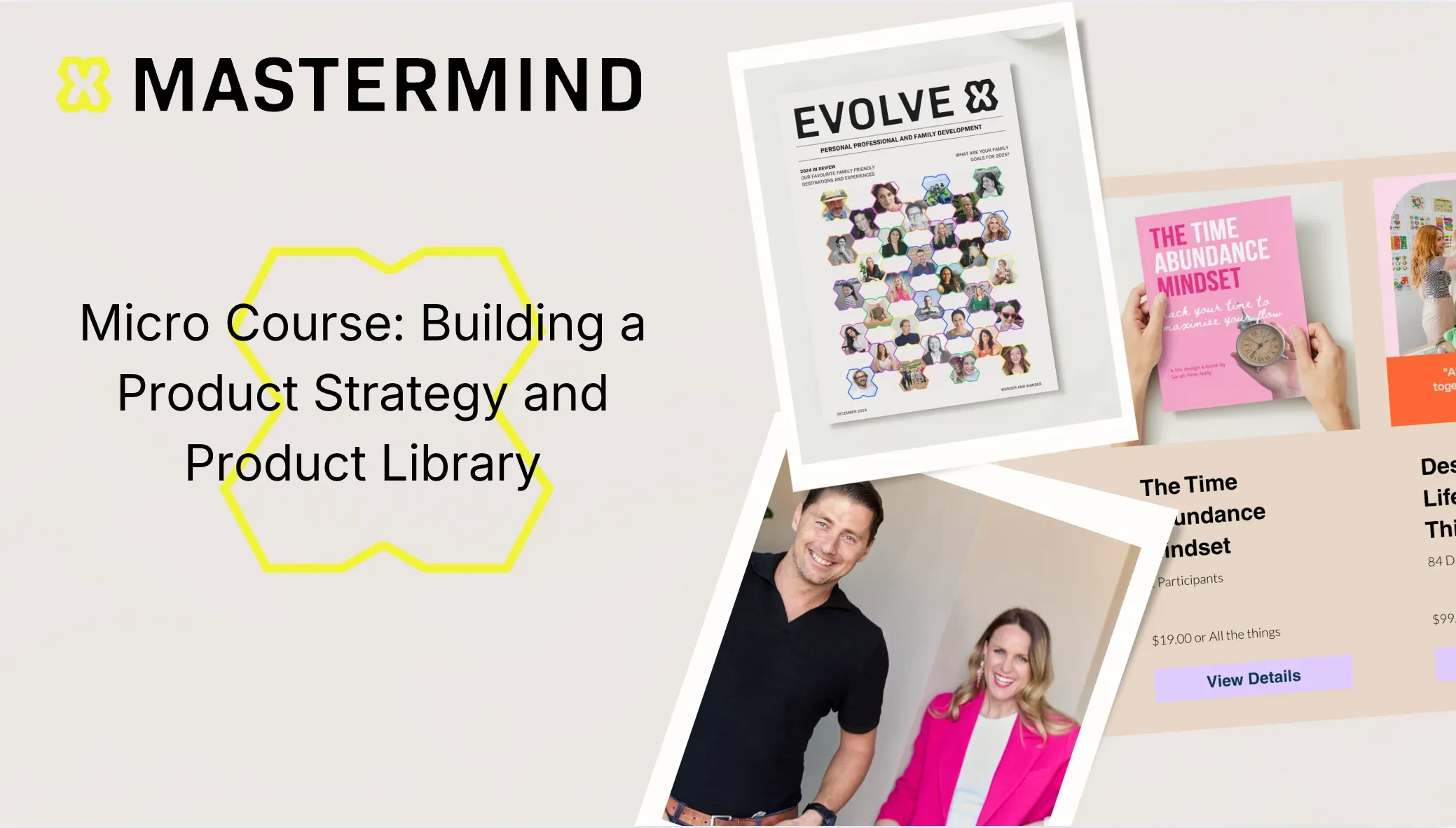 Micro Course: Building a Product Strategy and Product Library lesson poster