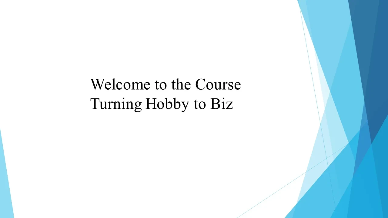 Welcome to the Course! lesson poster