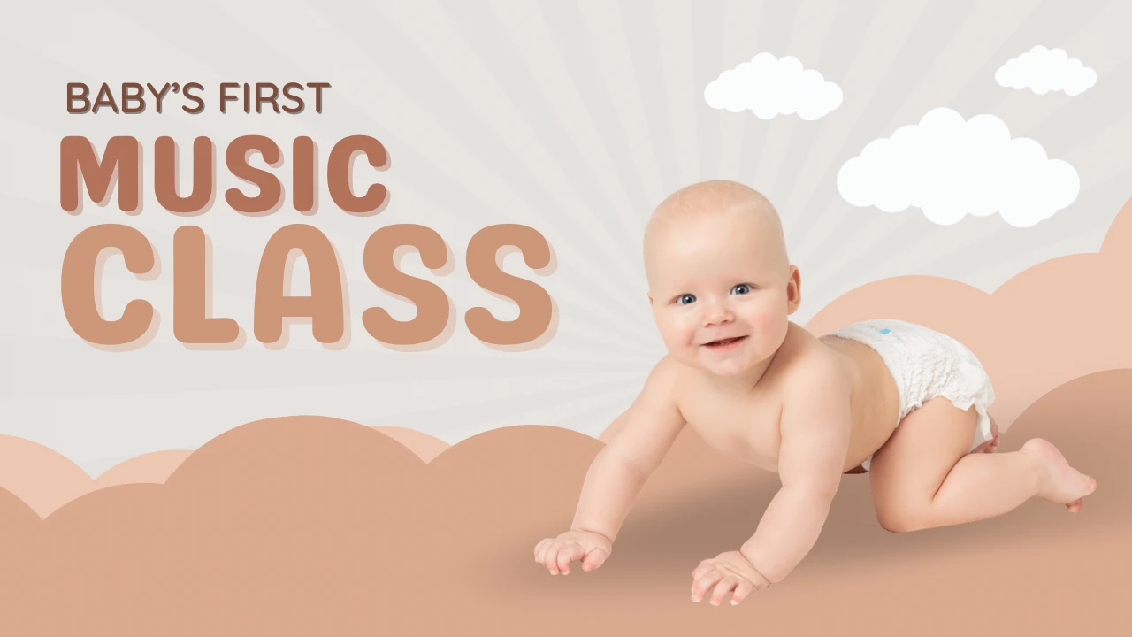 Baby's First Music Class lesson poster