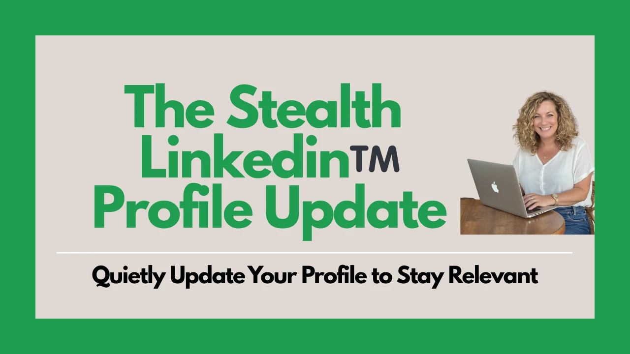 Shh... You need to update your profile... lesson poster