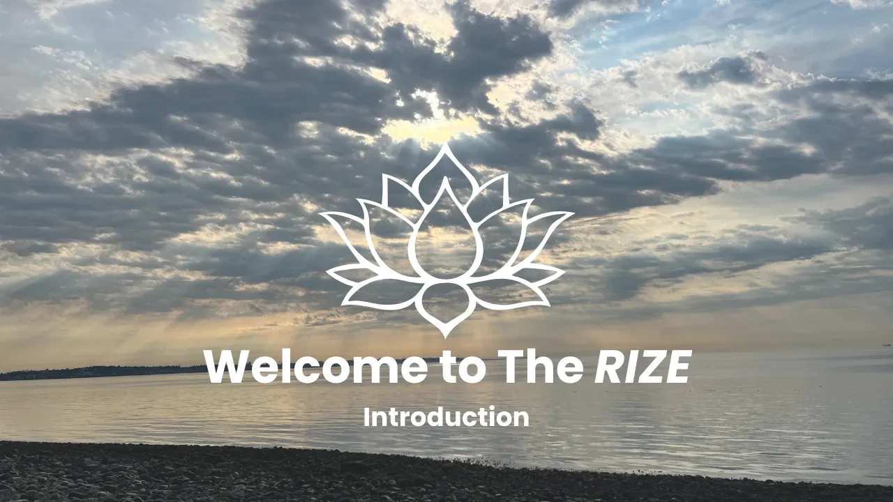 Welcome to the RIZE! lesson poster