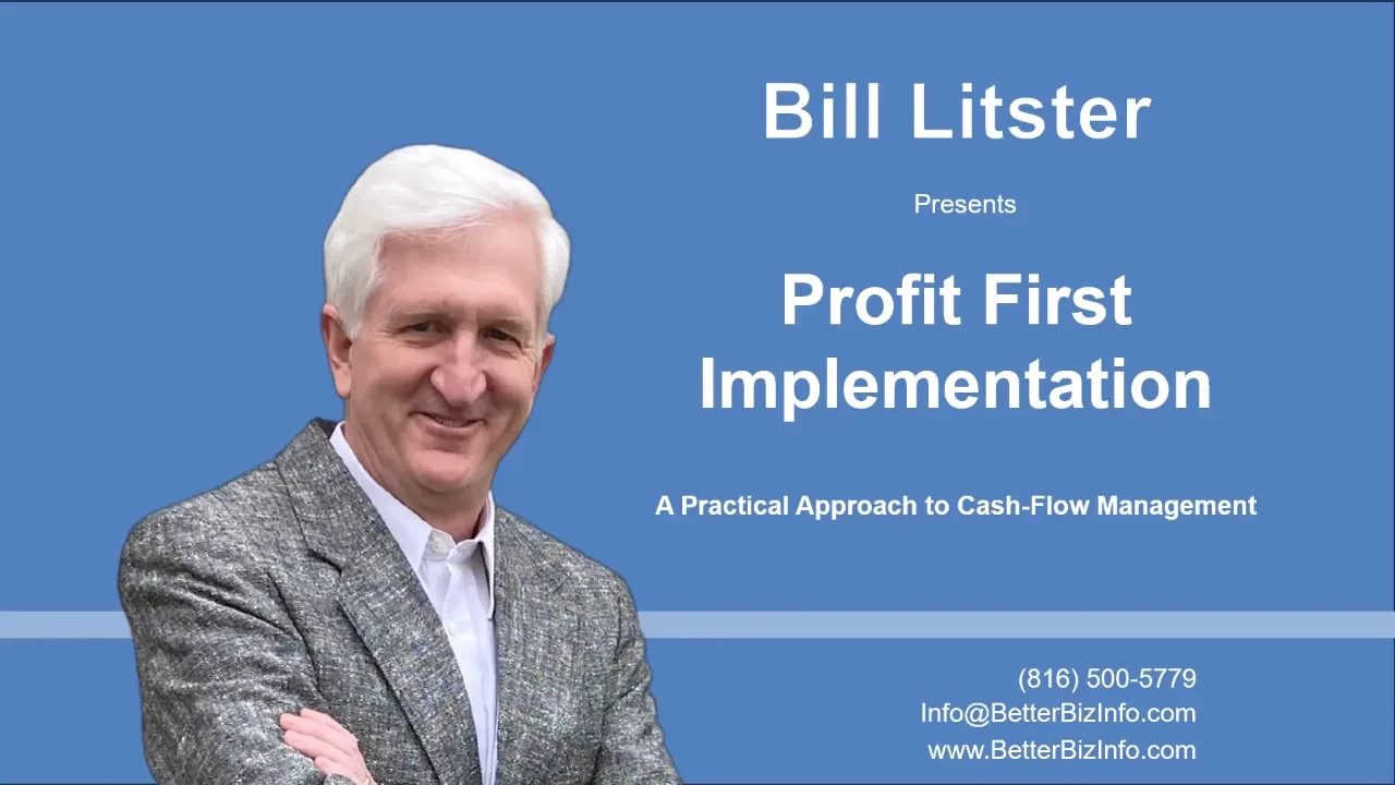 Module 4: Profit First Implementation lesson poster