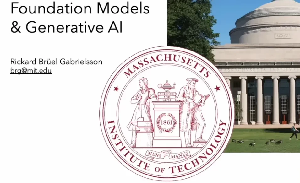 Foundation and Generative AI lesson poster