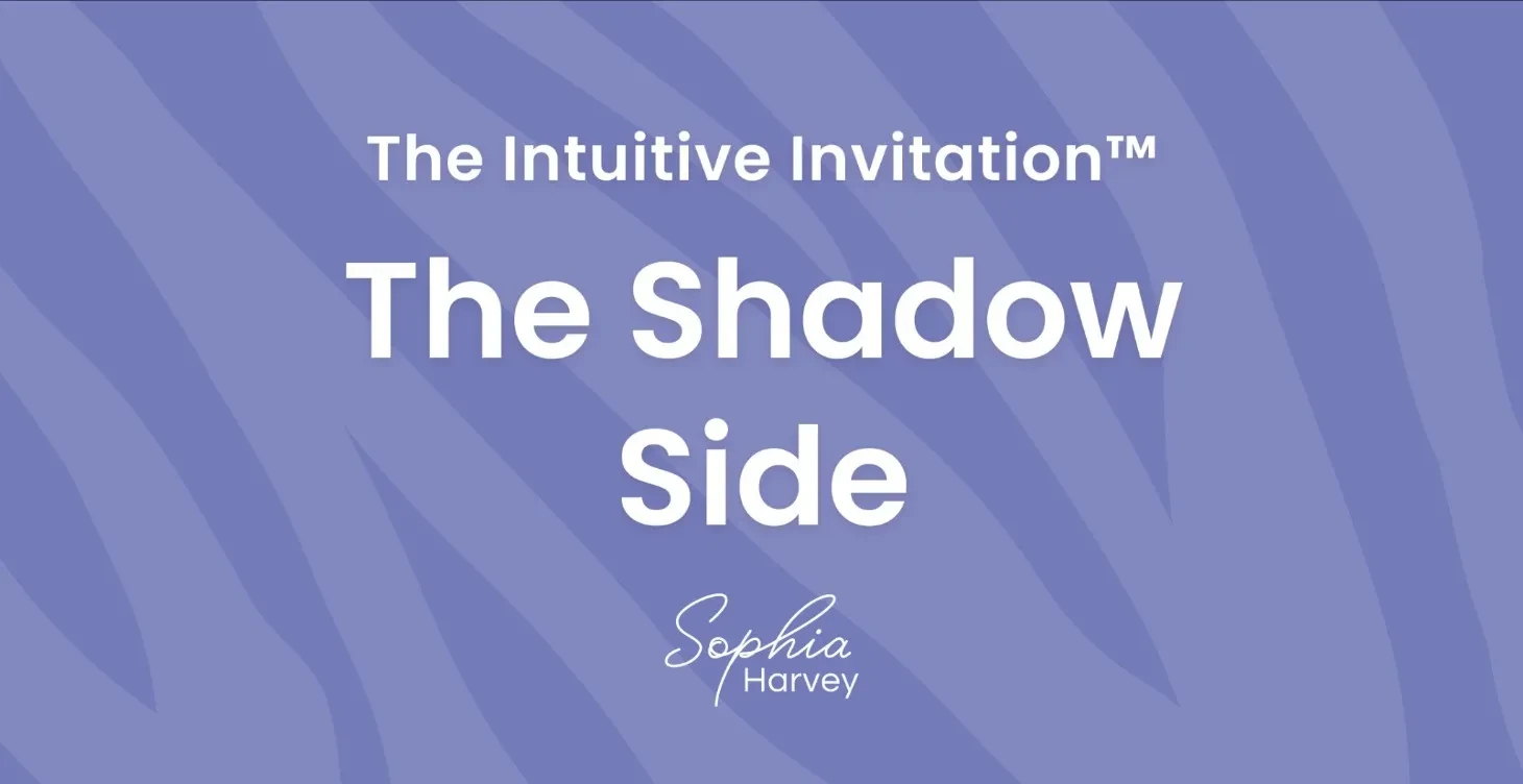 The Shadow Side - Shadow archetype expression identification and integration. lesson poster