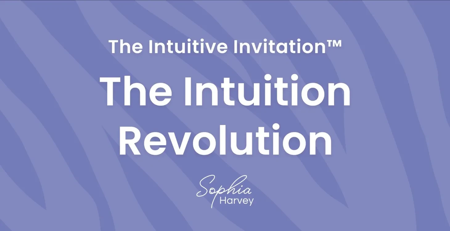 The Intuition Revolution - Understanding intuition as a leader of intelligence. lesson poster