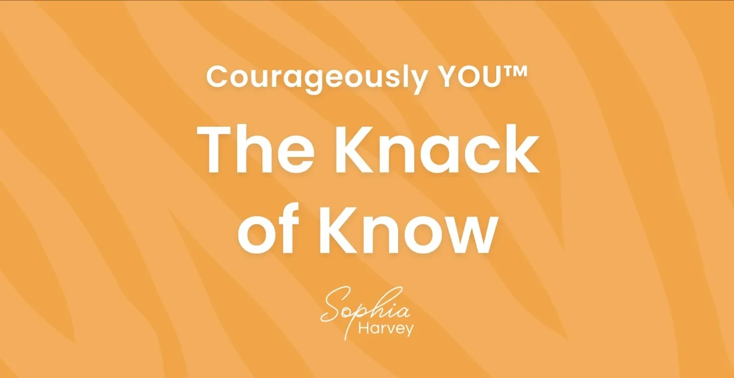 The Knack of Know - Getting to KNOW what is required to connect. lesson poster