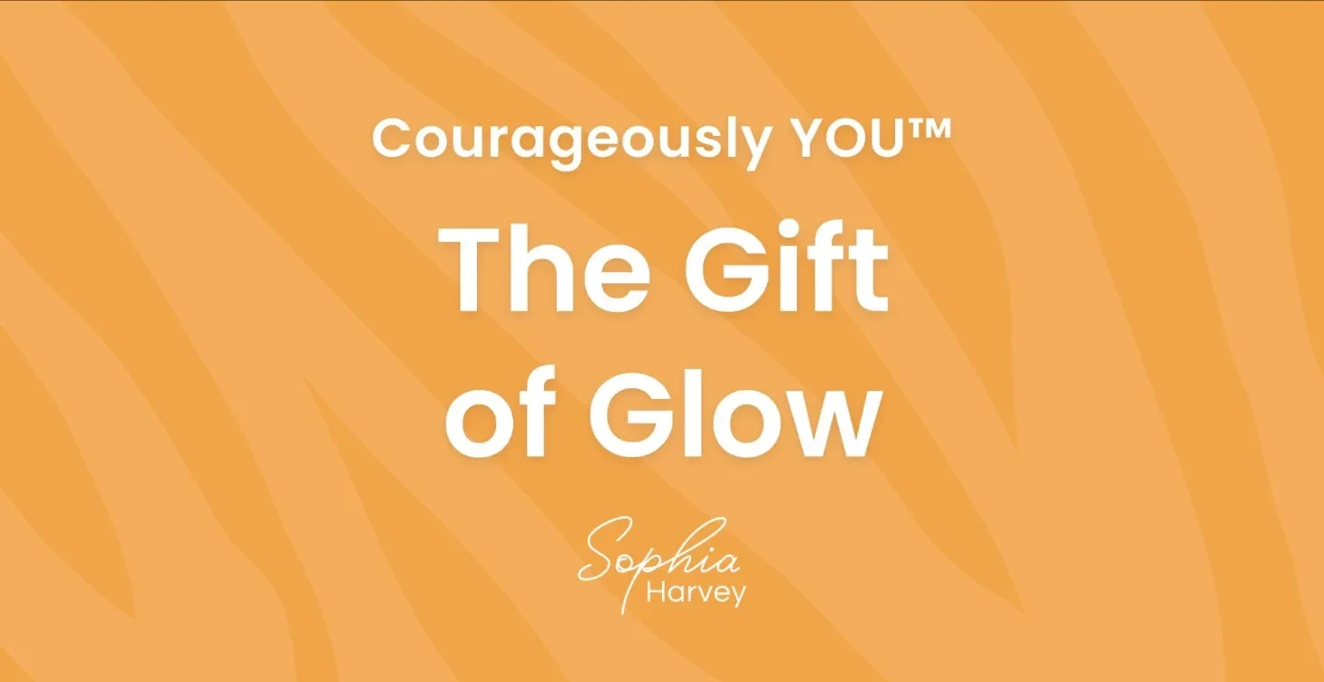 The Gift of Glow - How to glow brightly through alignment with values and needs. lesson poster