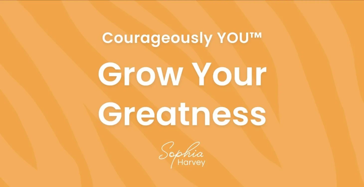 Grow Your Greatness - Align with your values & needs to GROW your greatness. lesson poster