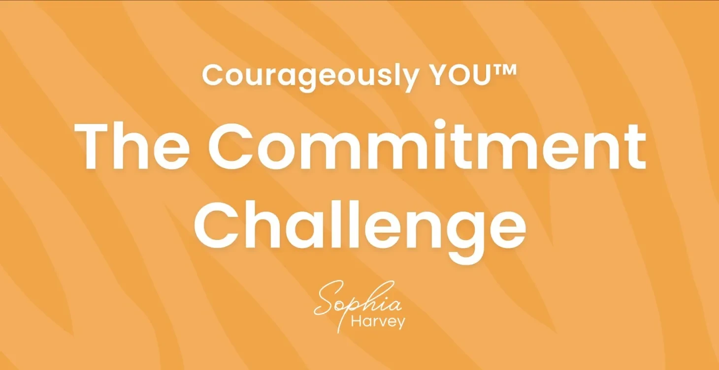 The Commitment Challenge - Challenging yourself to commit so that you have the freedom to flow as YOU. lesson poster