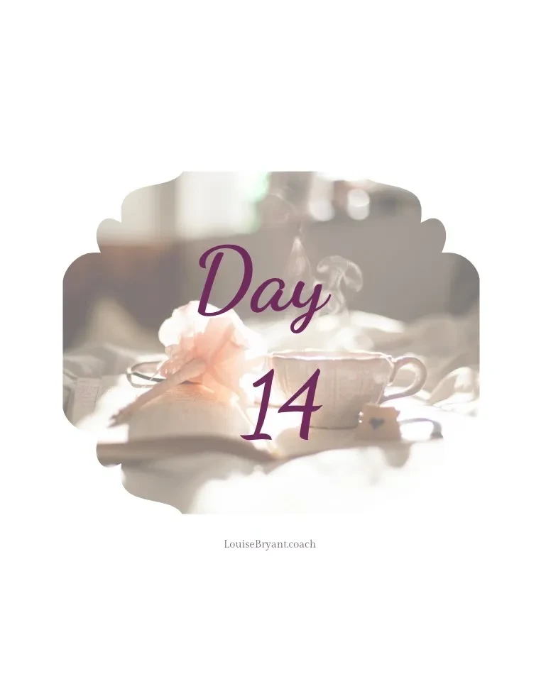 Day 14 Weekly reflection lesson poster