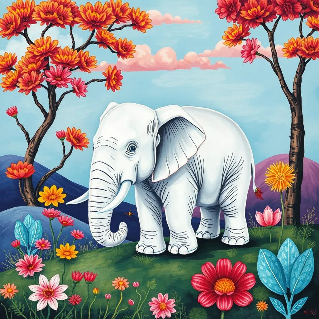 8 : Le Petit Éléphant Généreux lesson poster