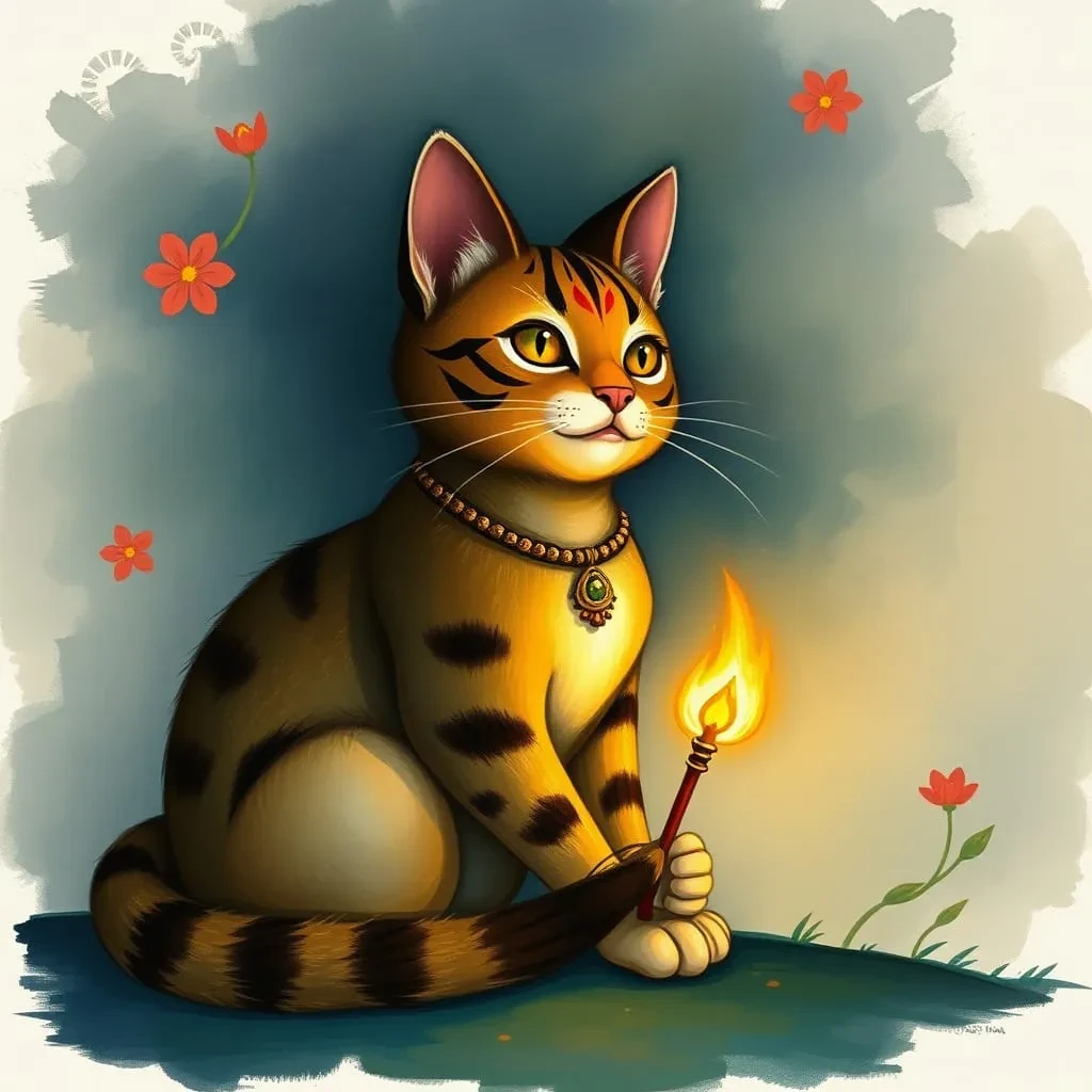 2 : Le Chat de la Déesse Shashthi Devi lesson poster