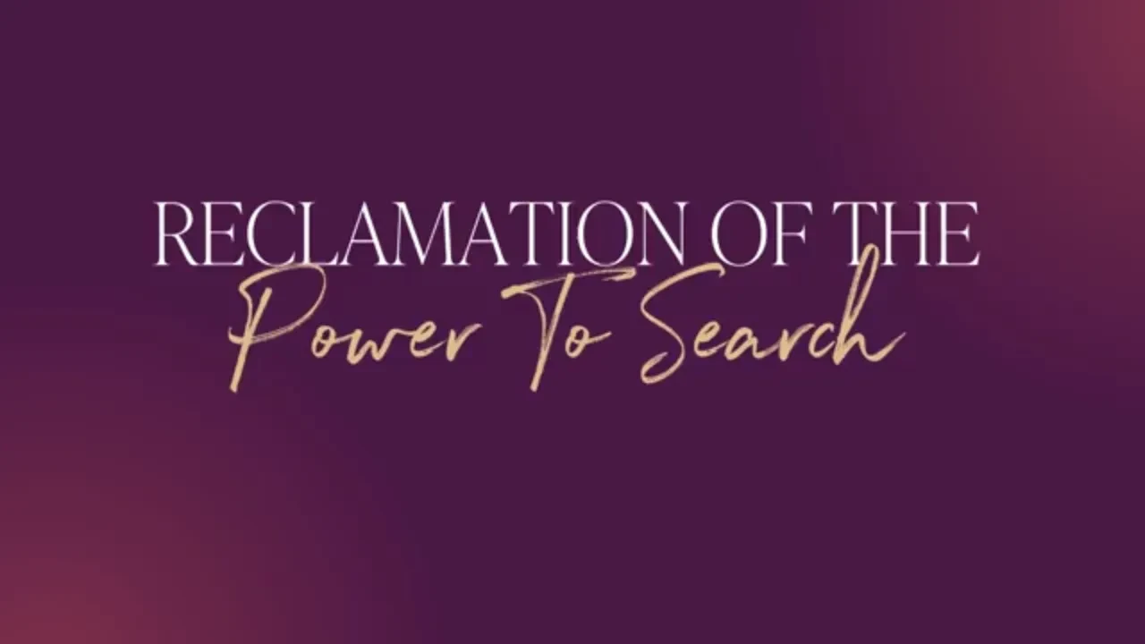Your Power to Search lesson poster