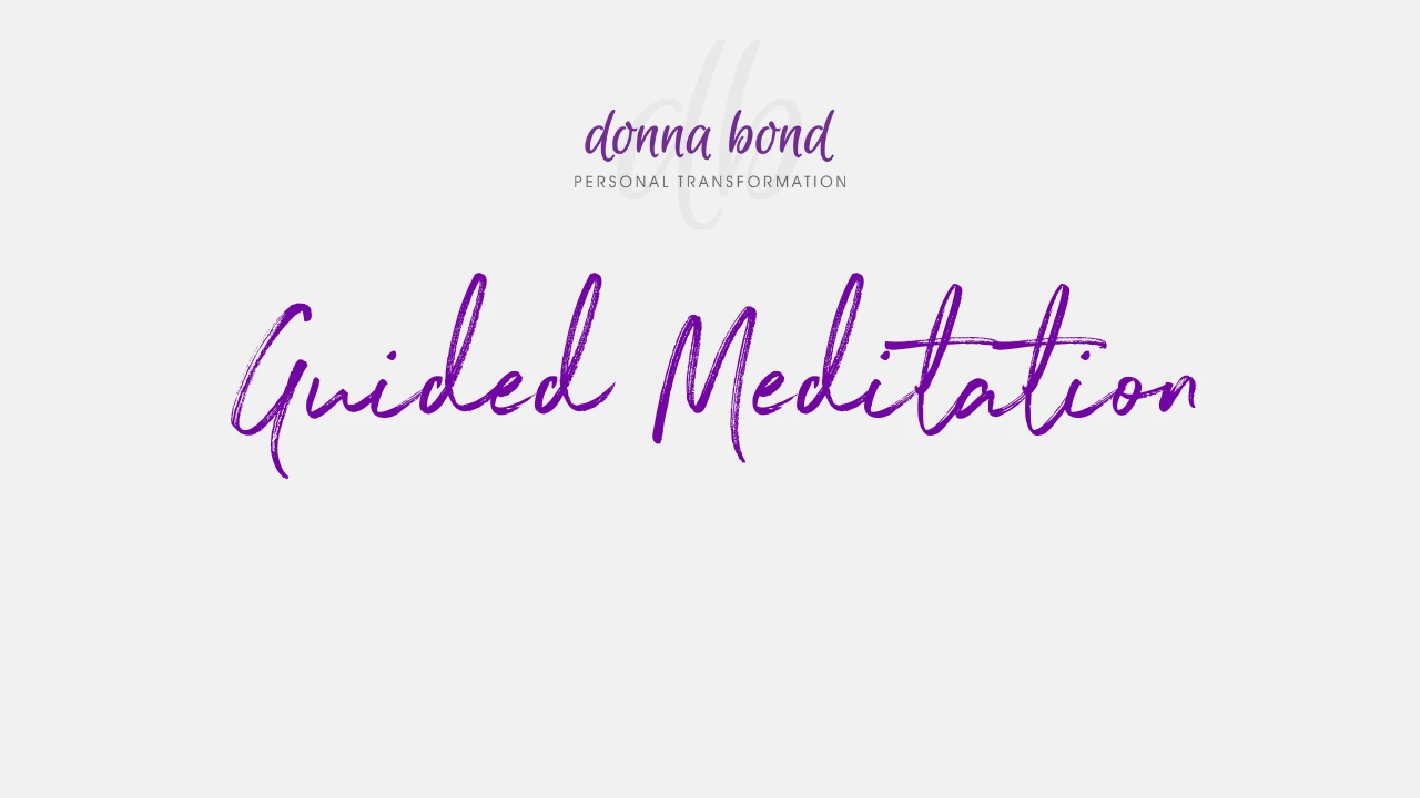 Guided Mediation lesson poster