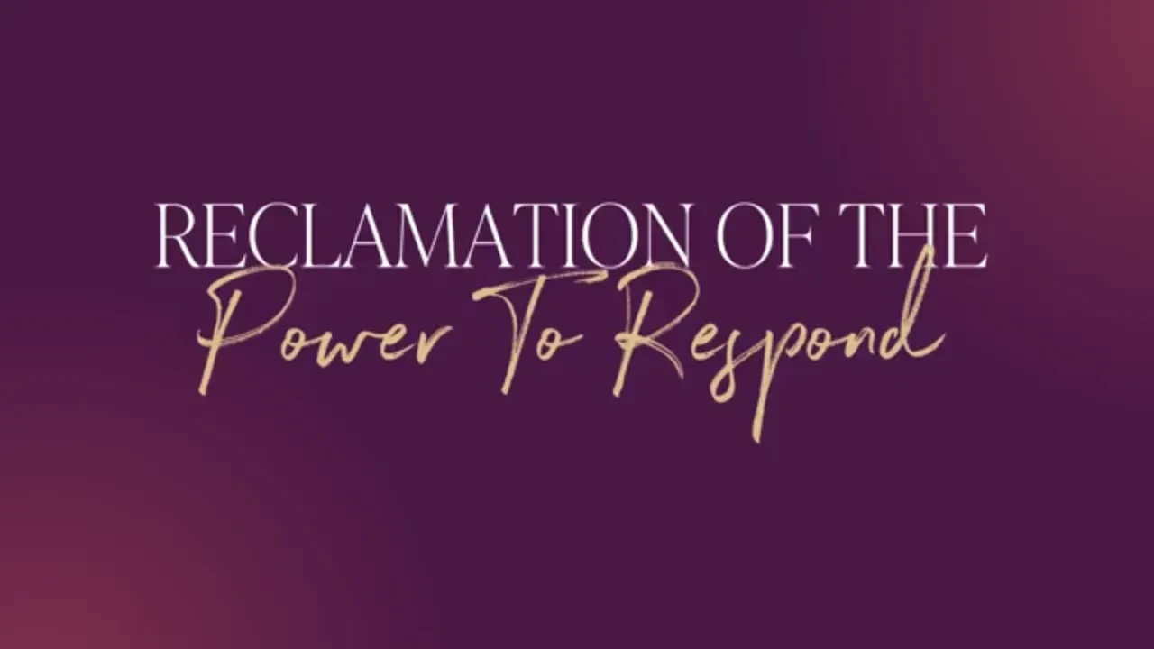 Your Power to Respond lesson poster