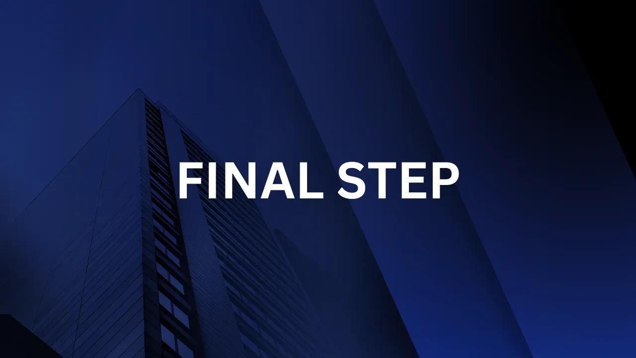 Final Step lesson poster