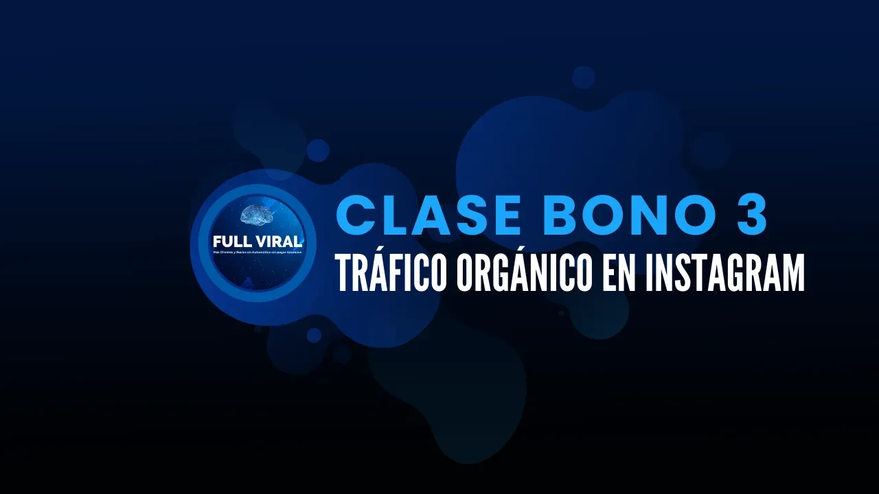 Tráfico Orgánico en Instagram (En automático) lesson poster