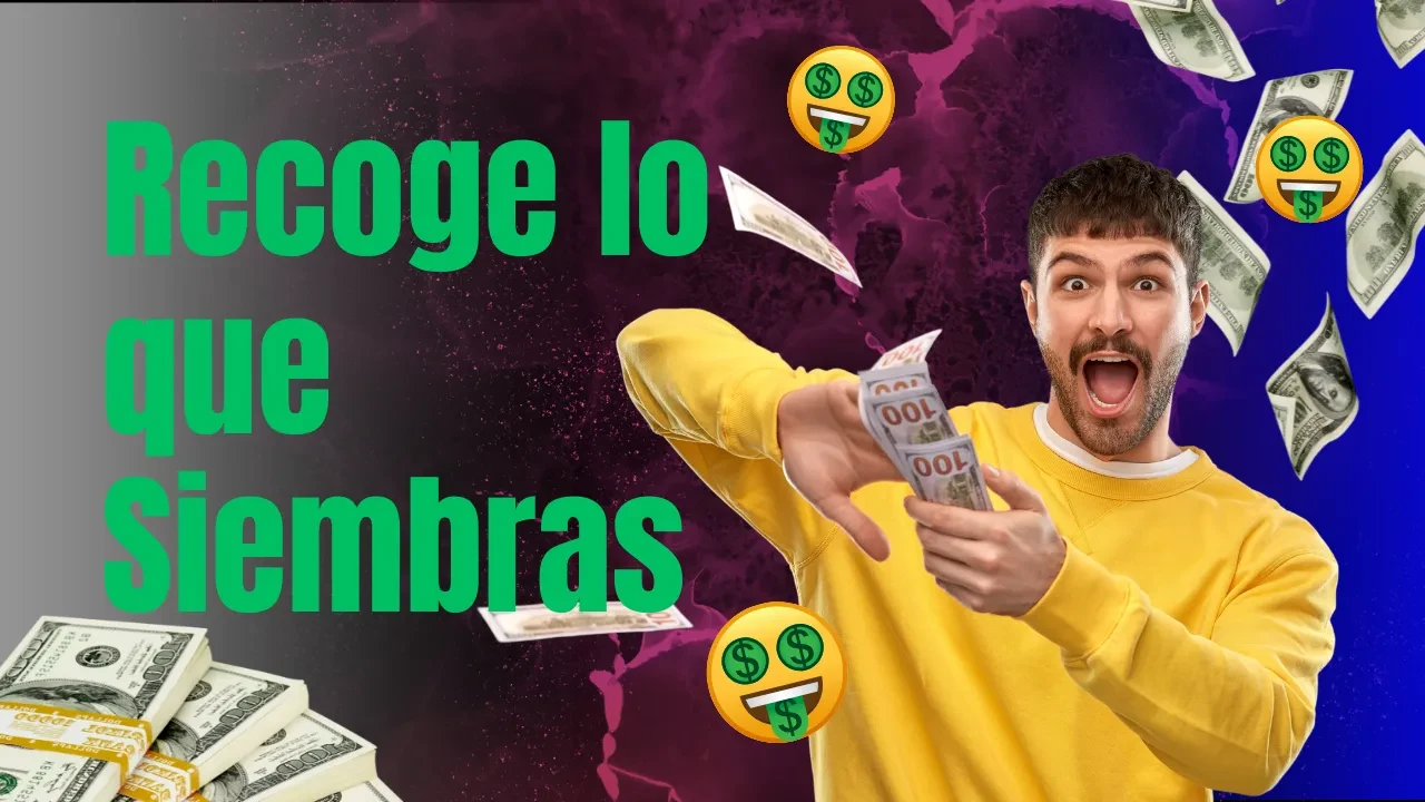 🔷 Recoge lo que Siembras lesson poster