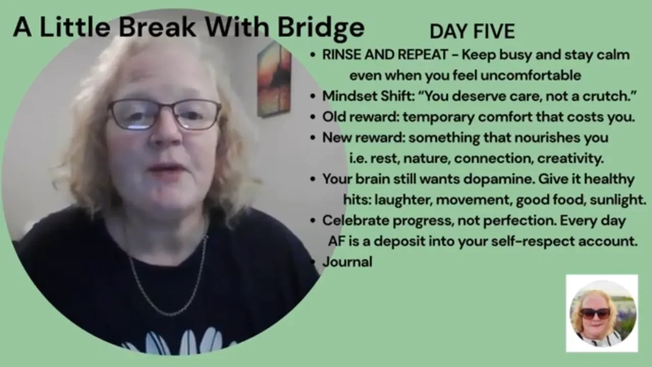 A Little Break with Bridge - DAY FIVE lesson poster