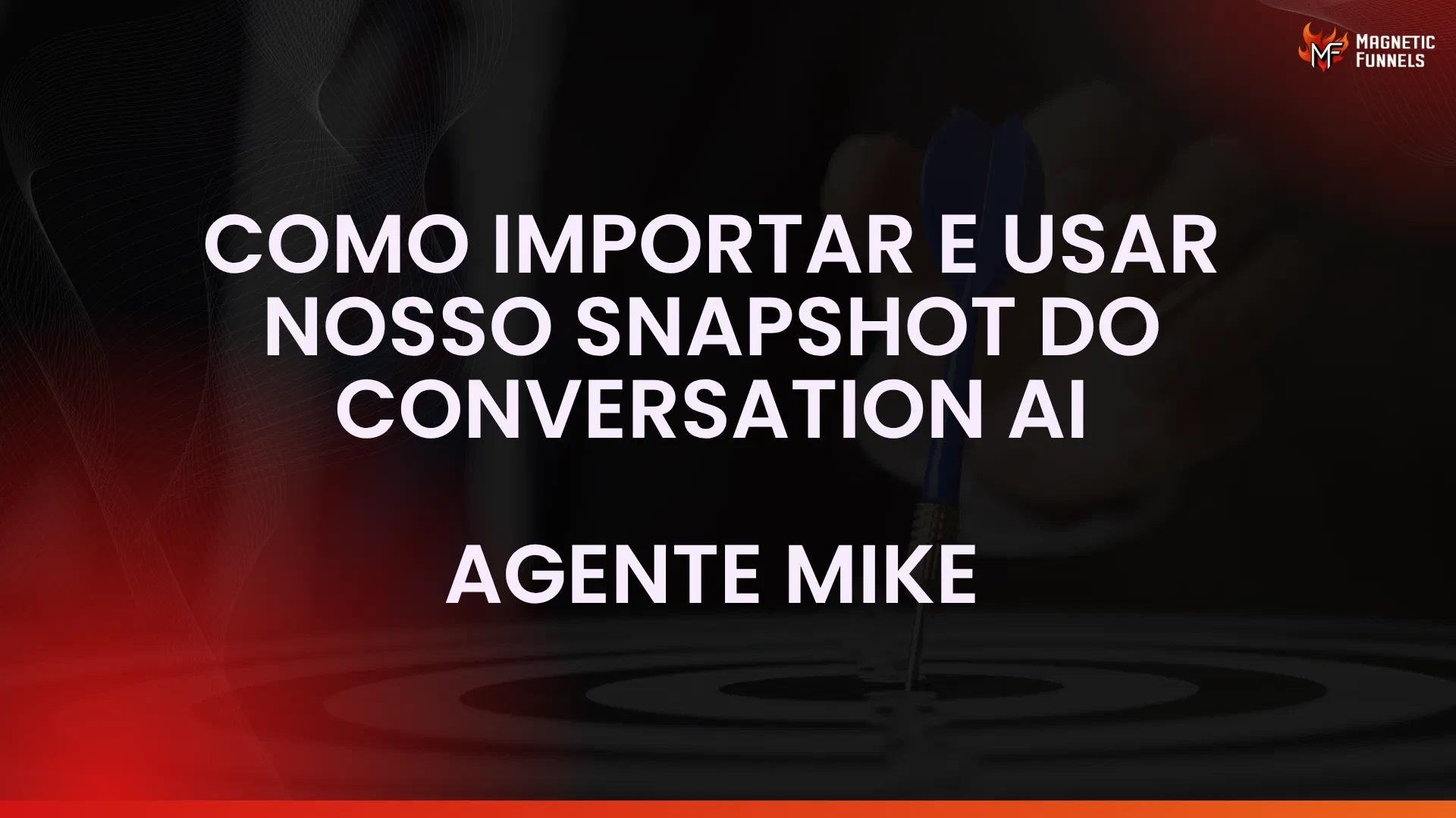 Como Importar e Configurar o Snapshot do Agente Mike lesson poster