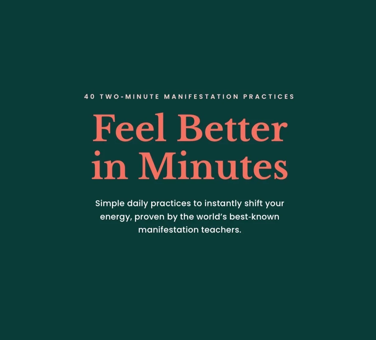 4b. How To Feel Better In Minutes lesson poster
