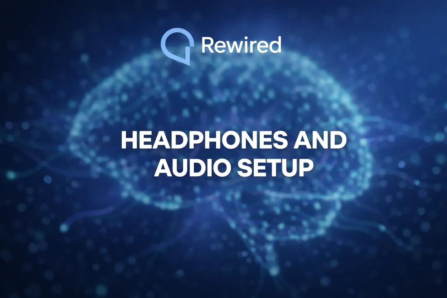 Headphones & Audio Setup lesson poster