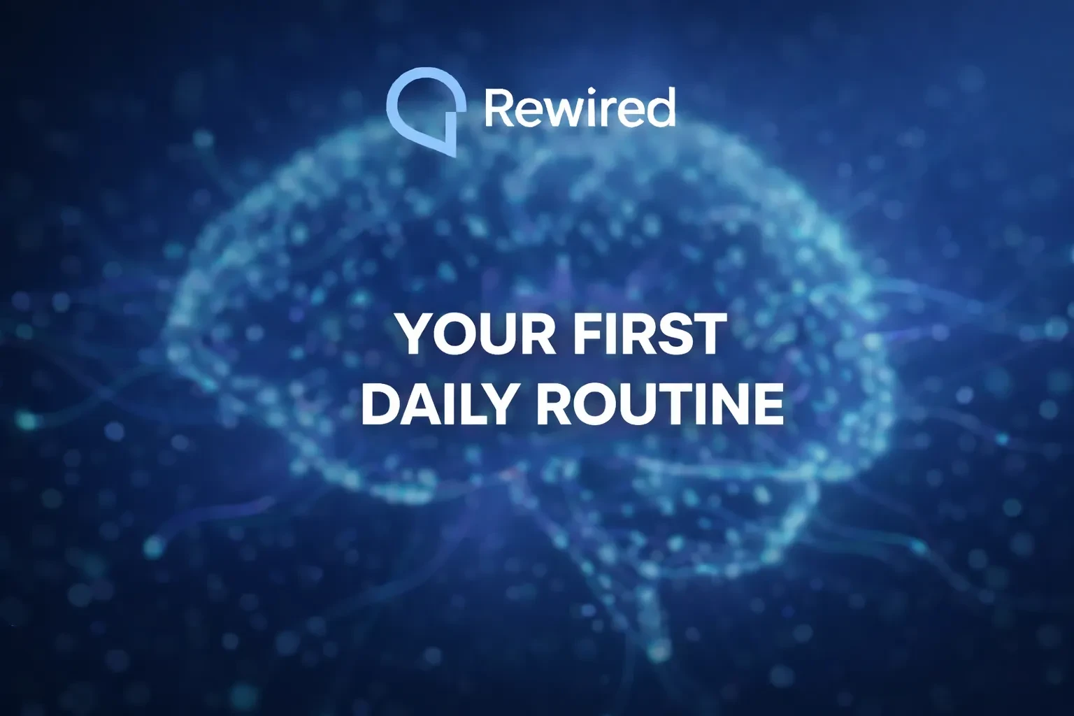 Your First Daily Routine lesson poster