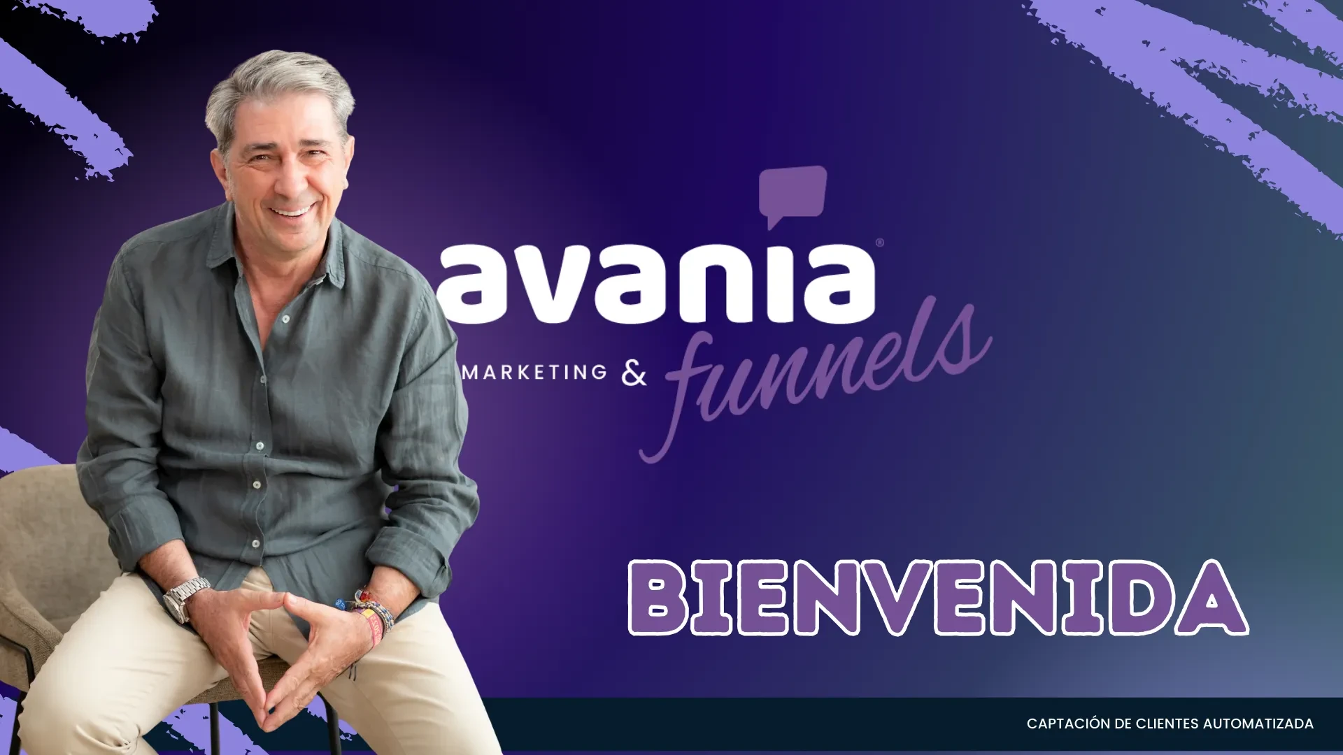 Bienvenido a Avania Funnels lesson poster
