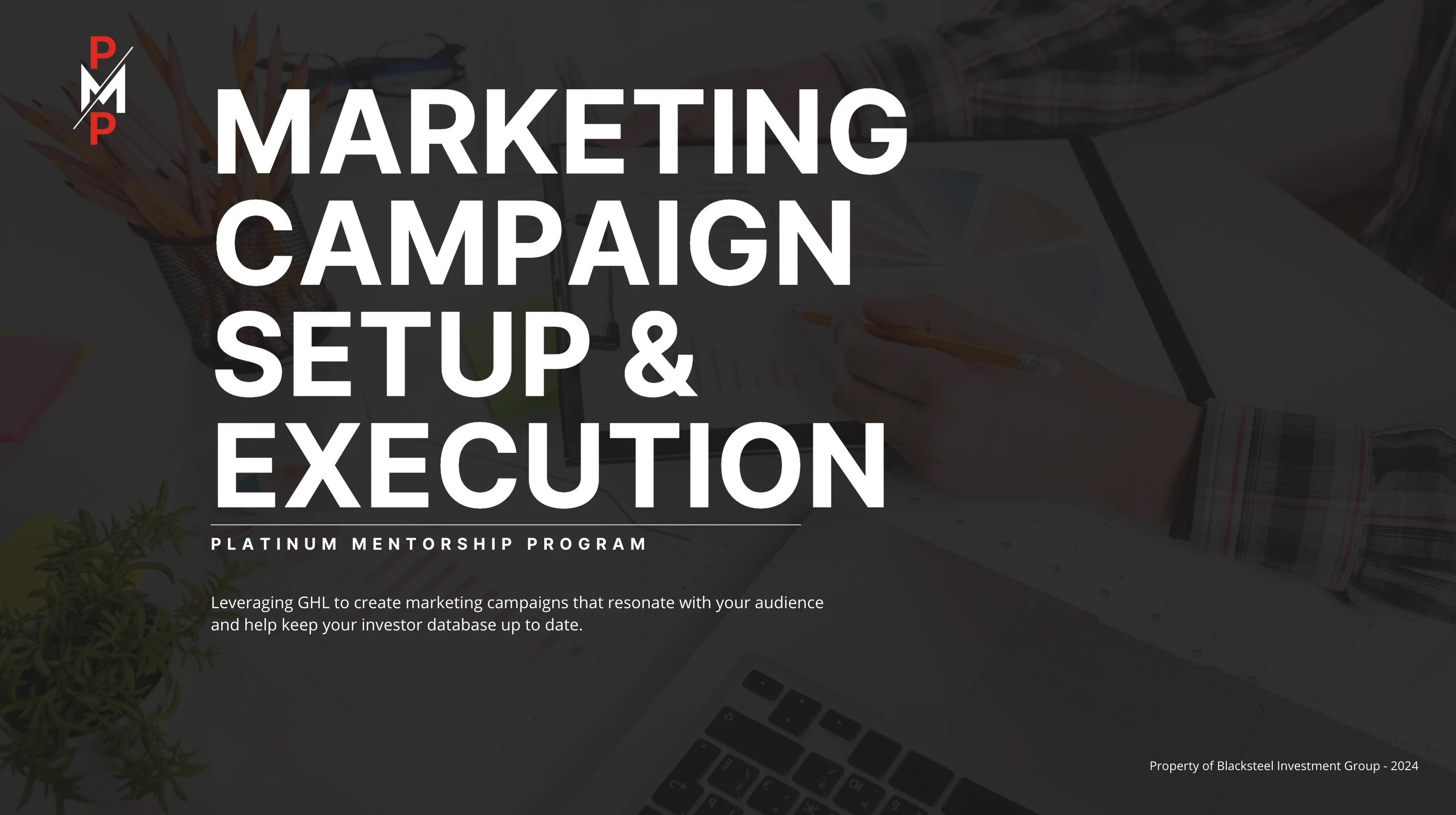 Marketing Campaign & Execution lesson poster