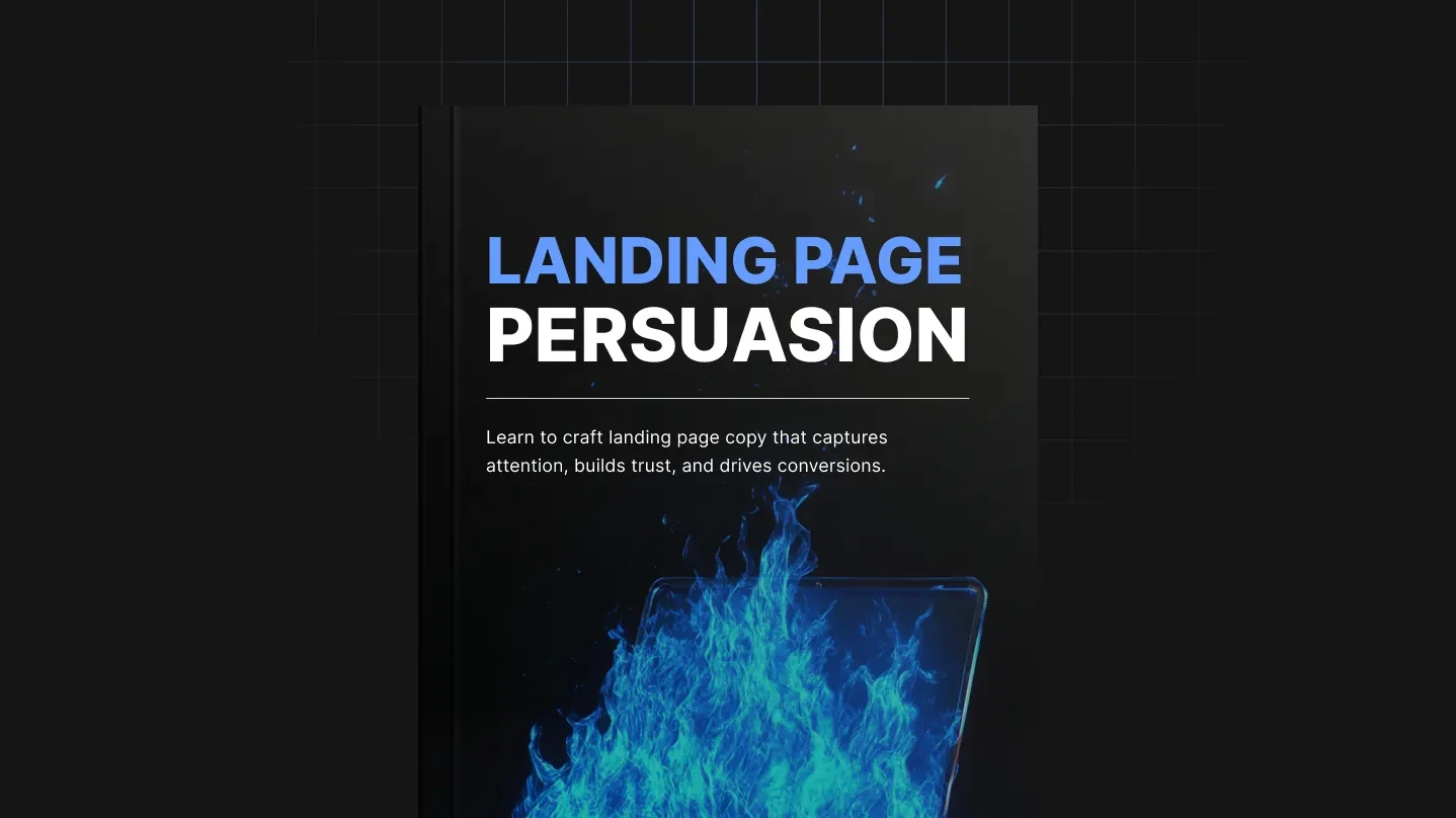 Landing Page Persuasion - Ebook lesson poster