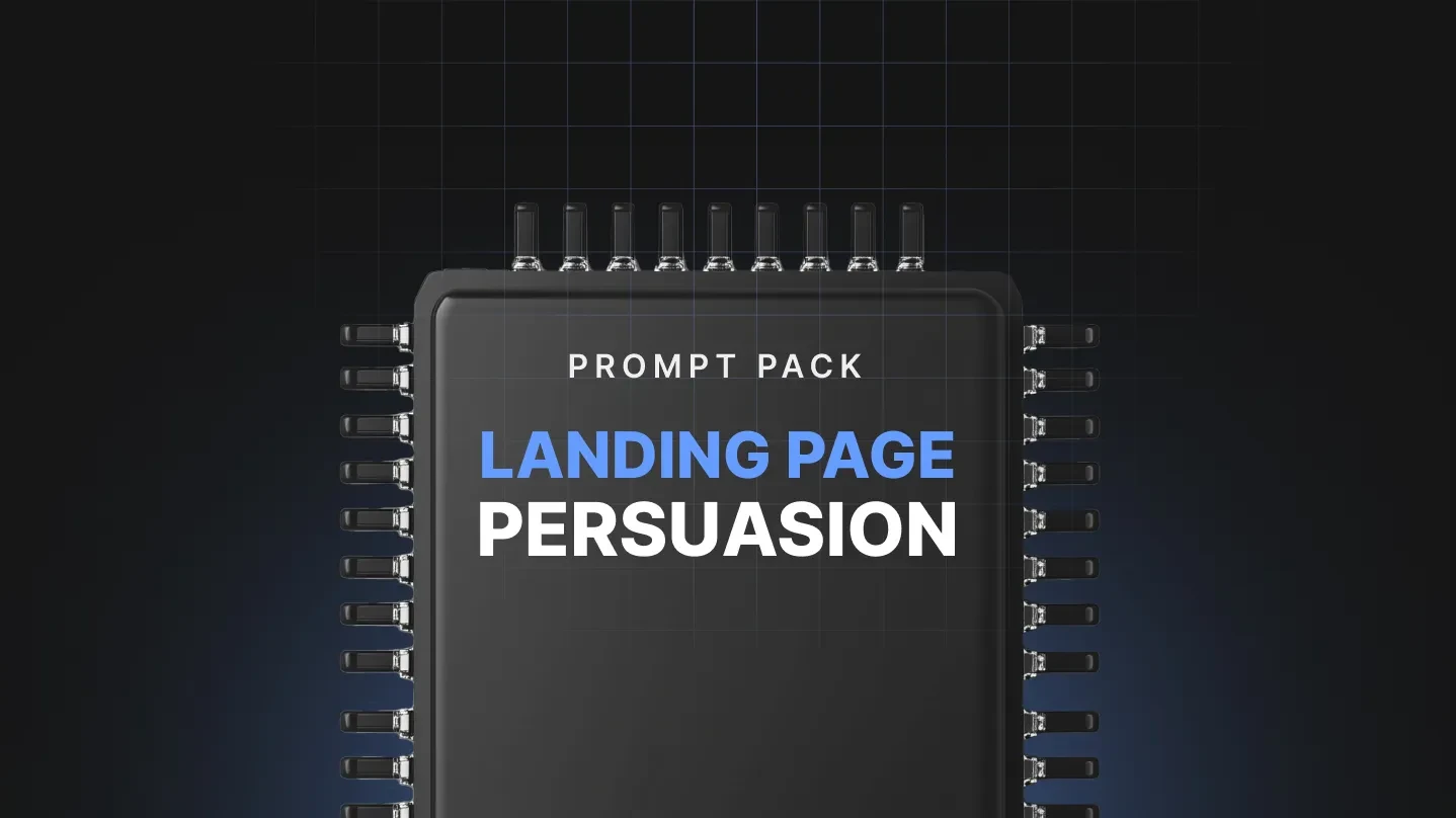 Landing Page Persuasion - Prompts lesson poster