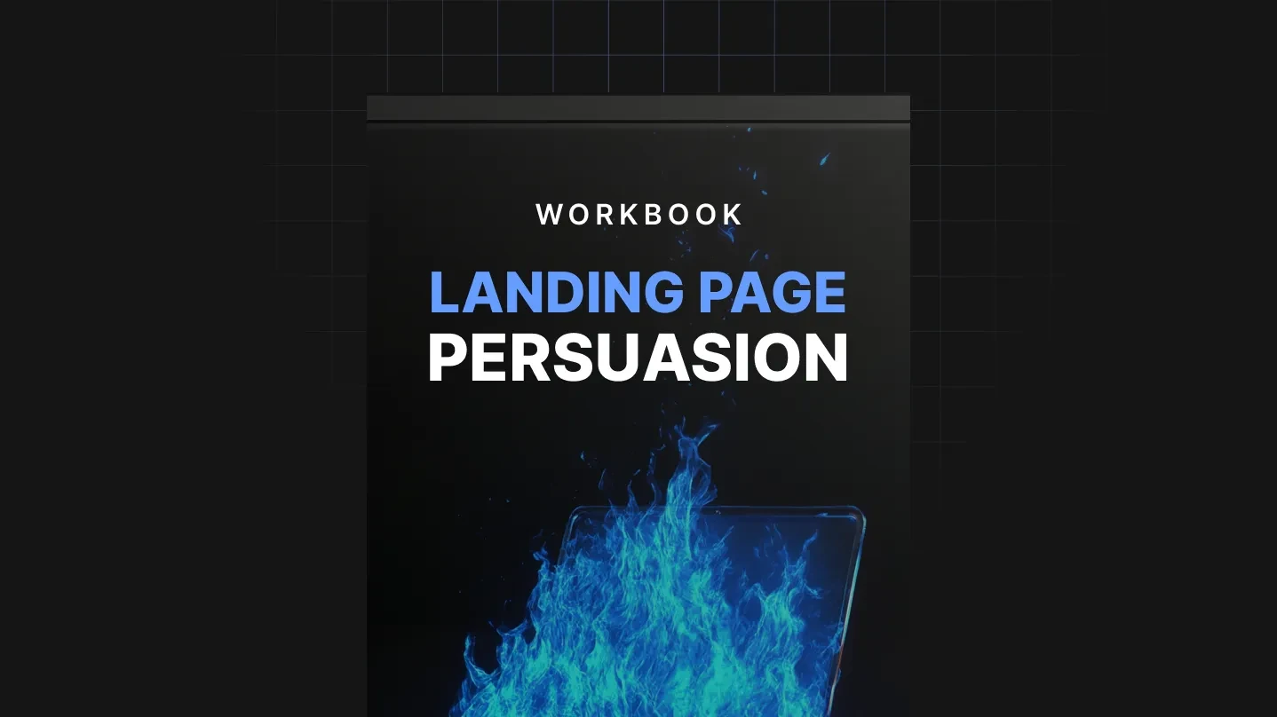 Landing Page Persuasion - Workbook lesson poster