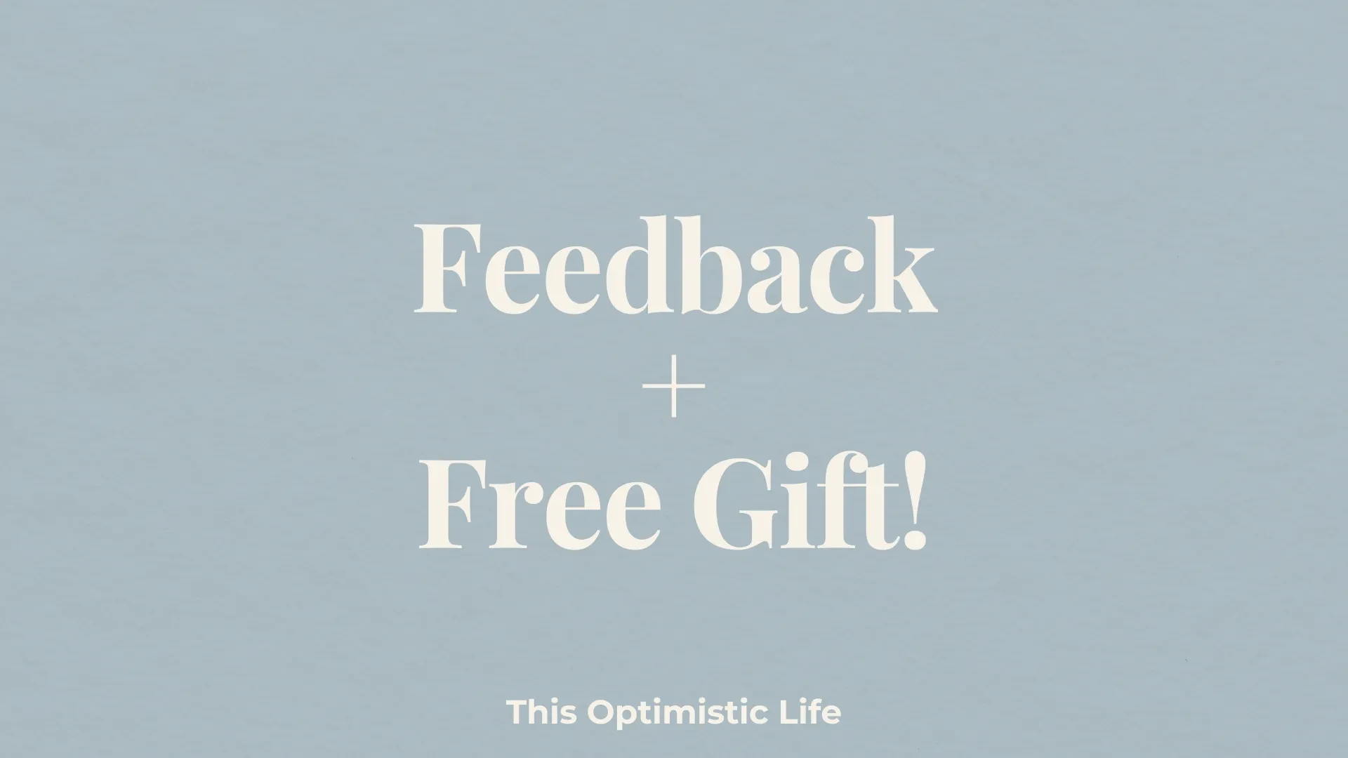 Feedback lesson poster