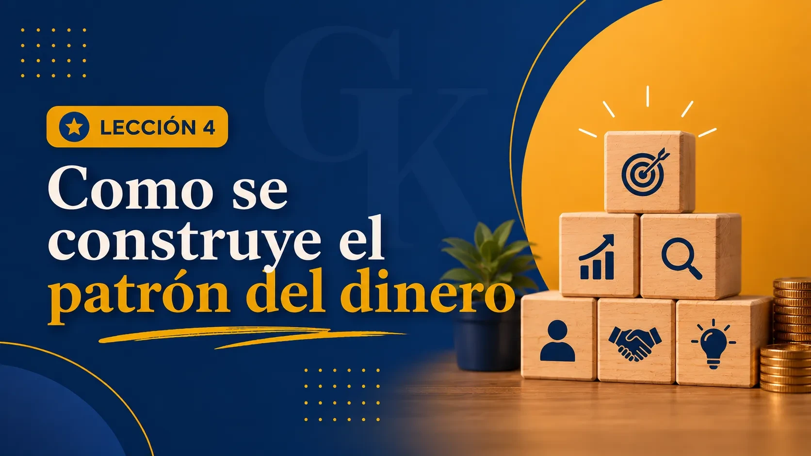 Como se construye el patrón del dinero lesson poster
