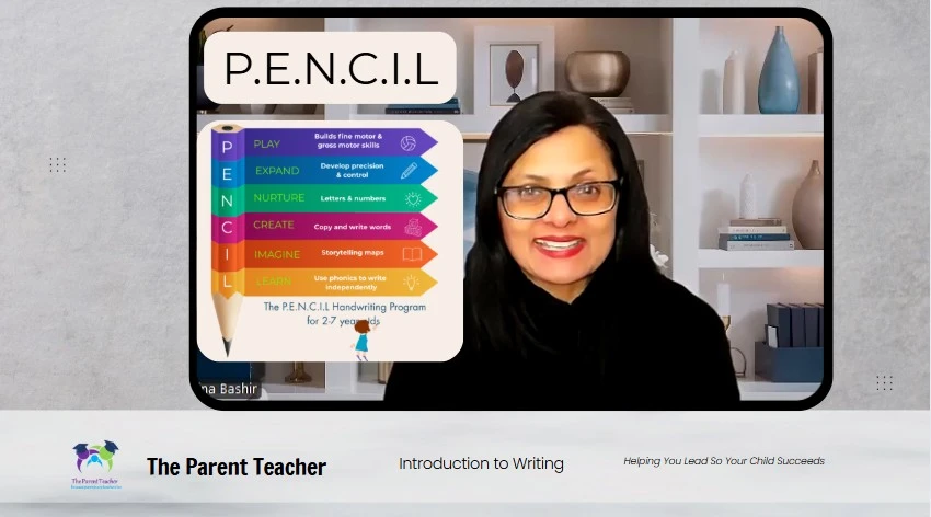 Welcome to the P.E.N.C.I.L Handwriting Program! lesson poster