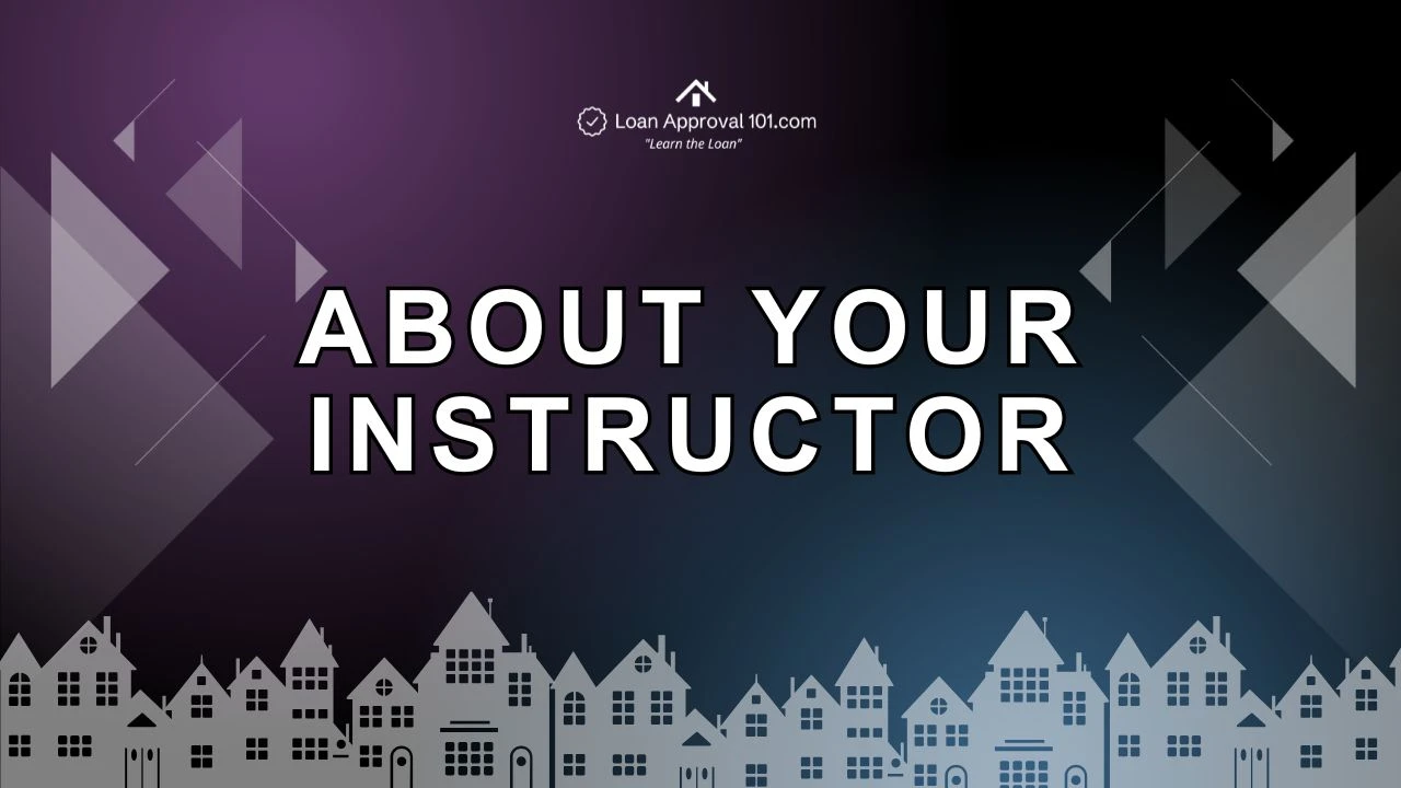 About Your Instructor lesson poster
