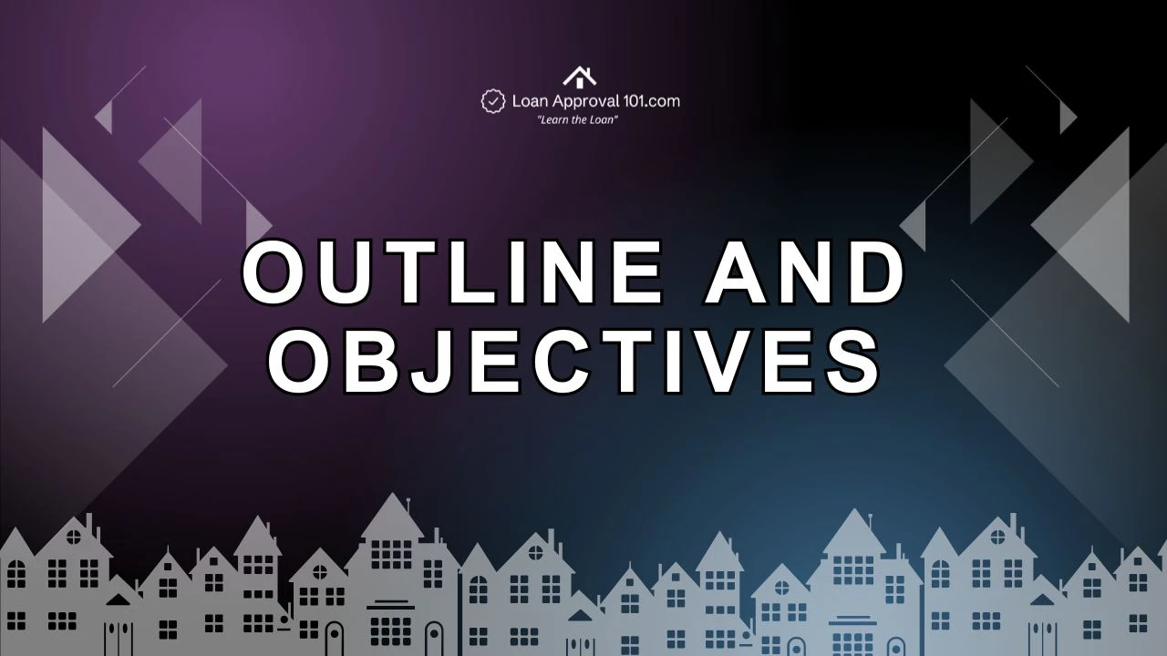 Outline and Objectives lesson poster