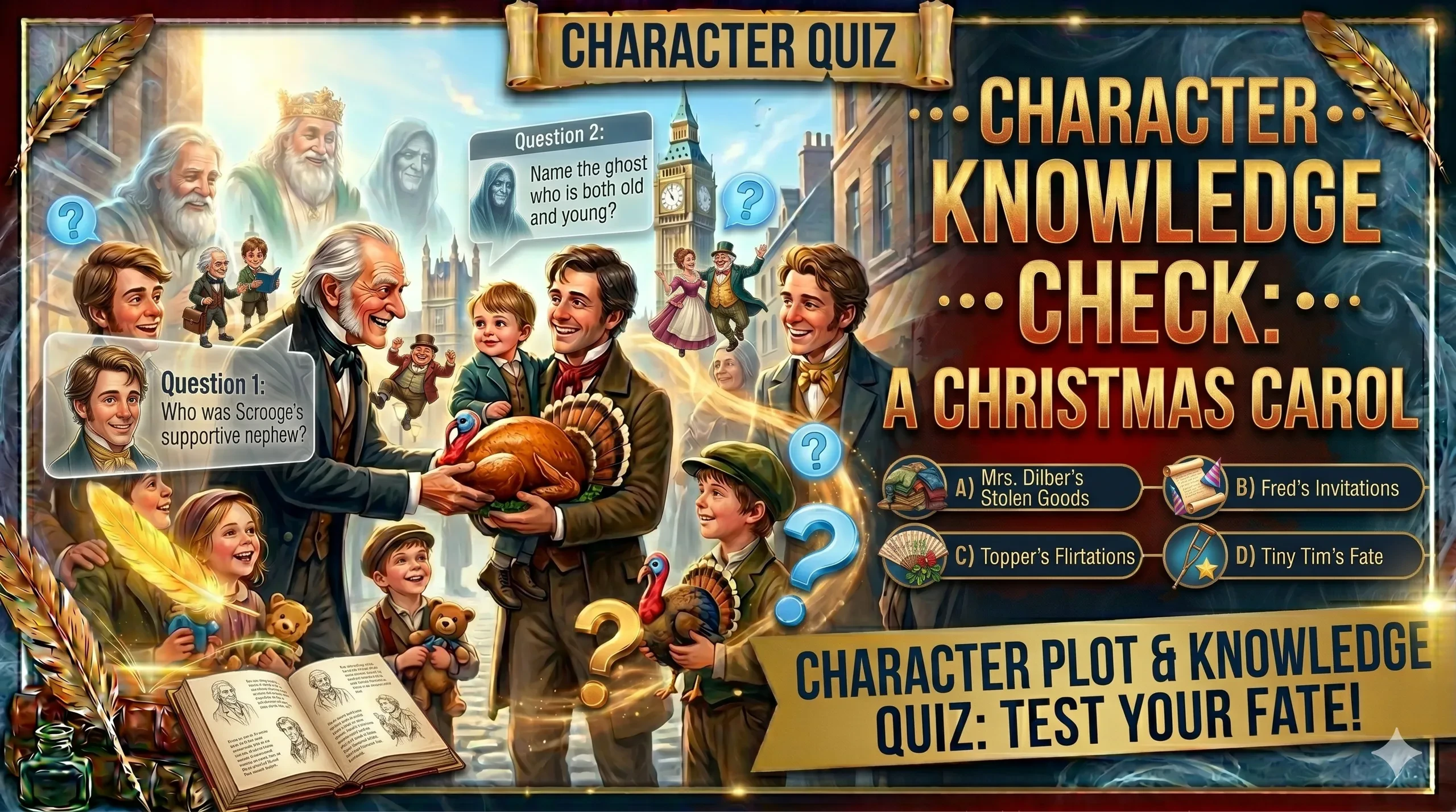 Quiz - Character Knowledge lesson poster