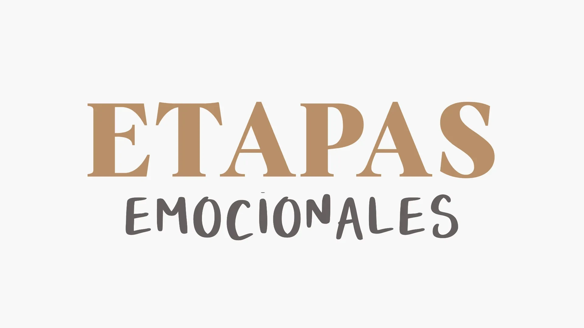 Etapas Emocionales lesson poster