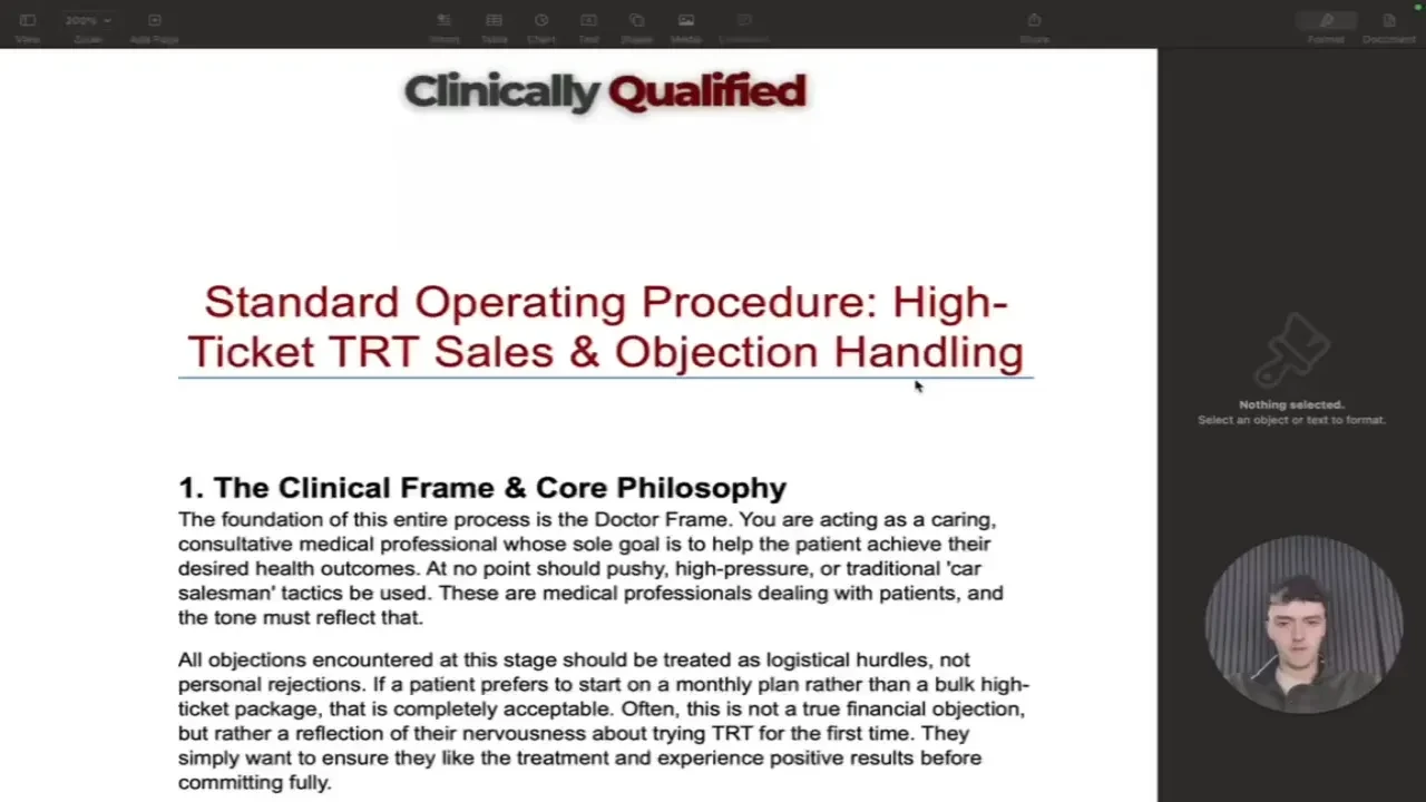 Logistical Objections lesson poster