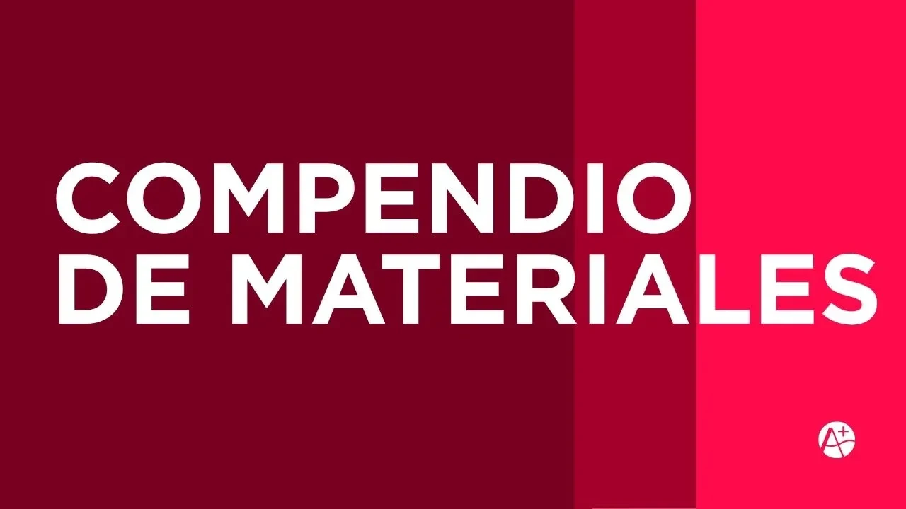 📚 COMPENDIO GENERAL: Todos tus materiales en un solo lugar lesson poster