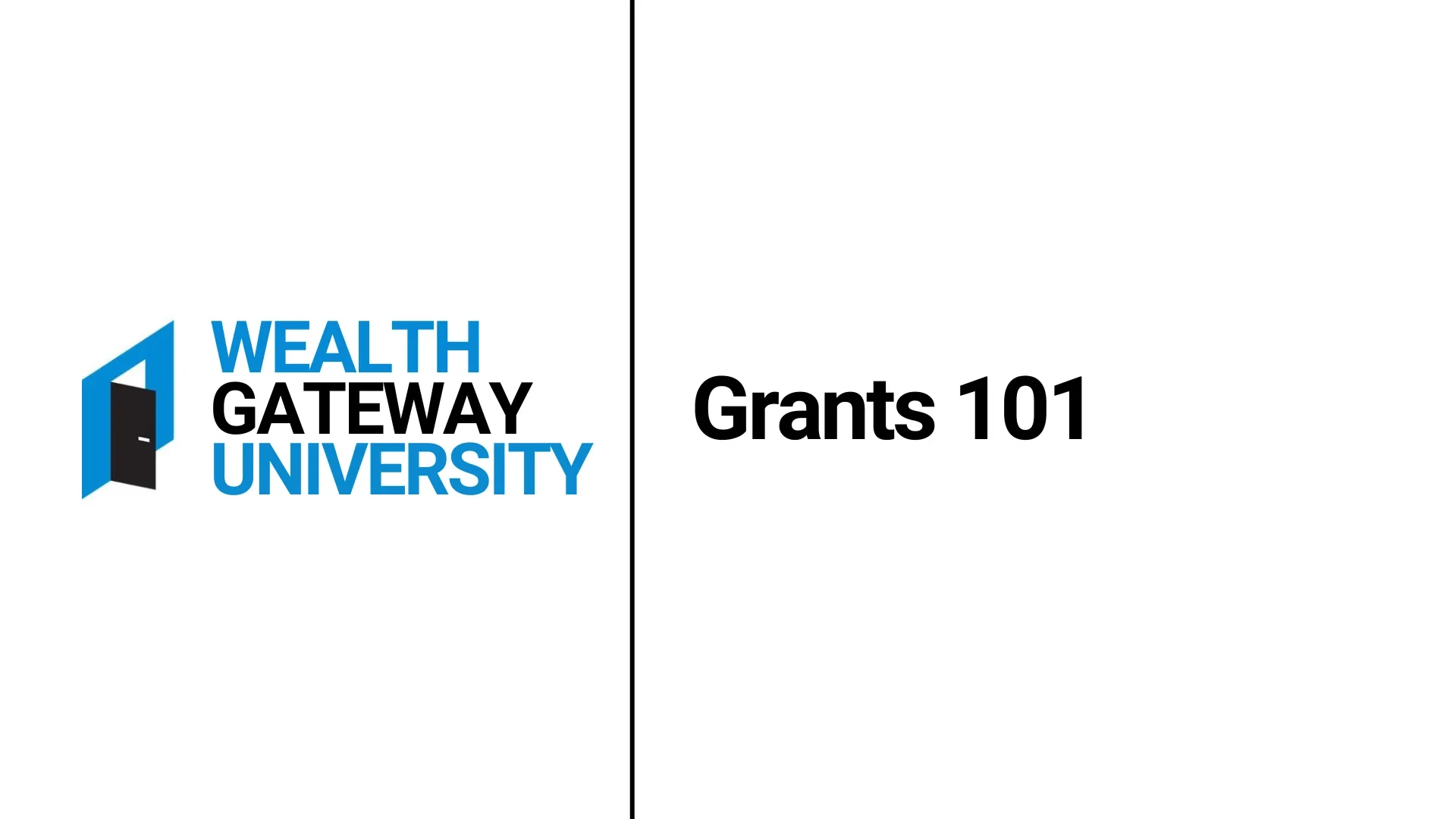 Grants 101 lesson poster