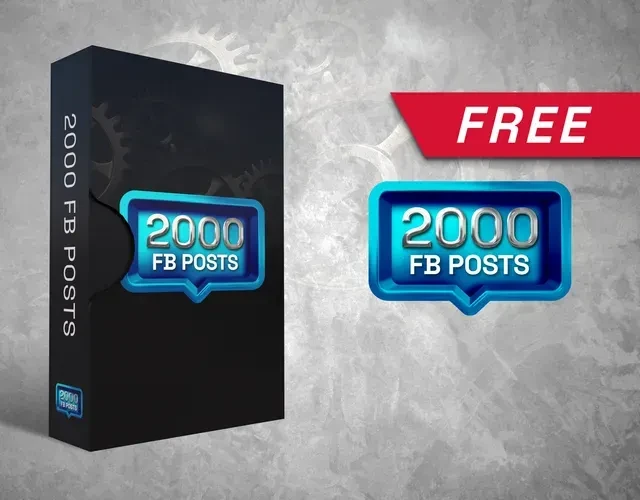 2000 FB Posts lesson poster