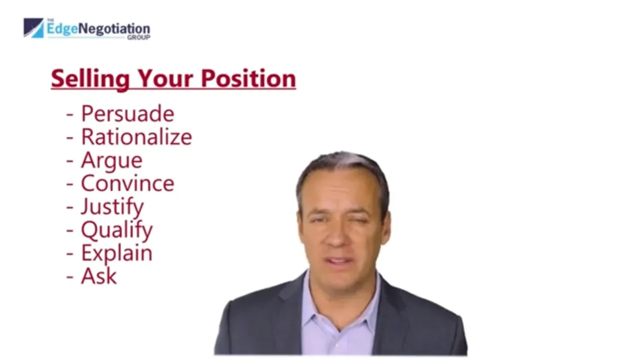 Selling Your Position lesson poster